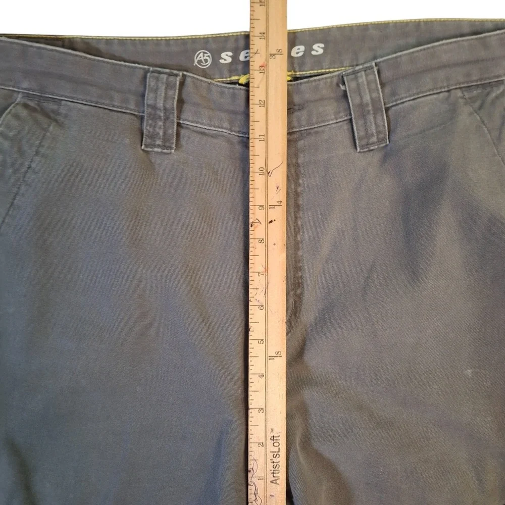Vintage The North Face A5 Series Double-knee Work Pants Men's 38x29 Tan Canvas